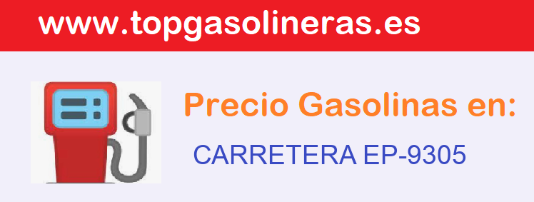 Incidencias Carretera EP-9305 